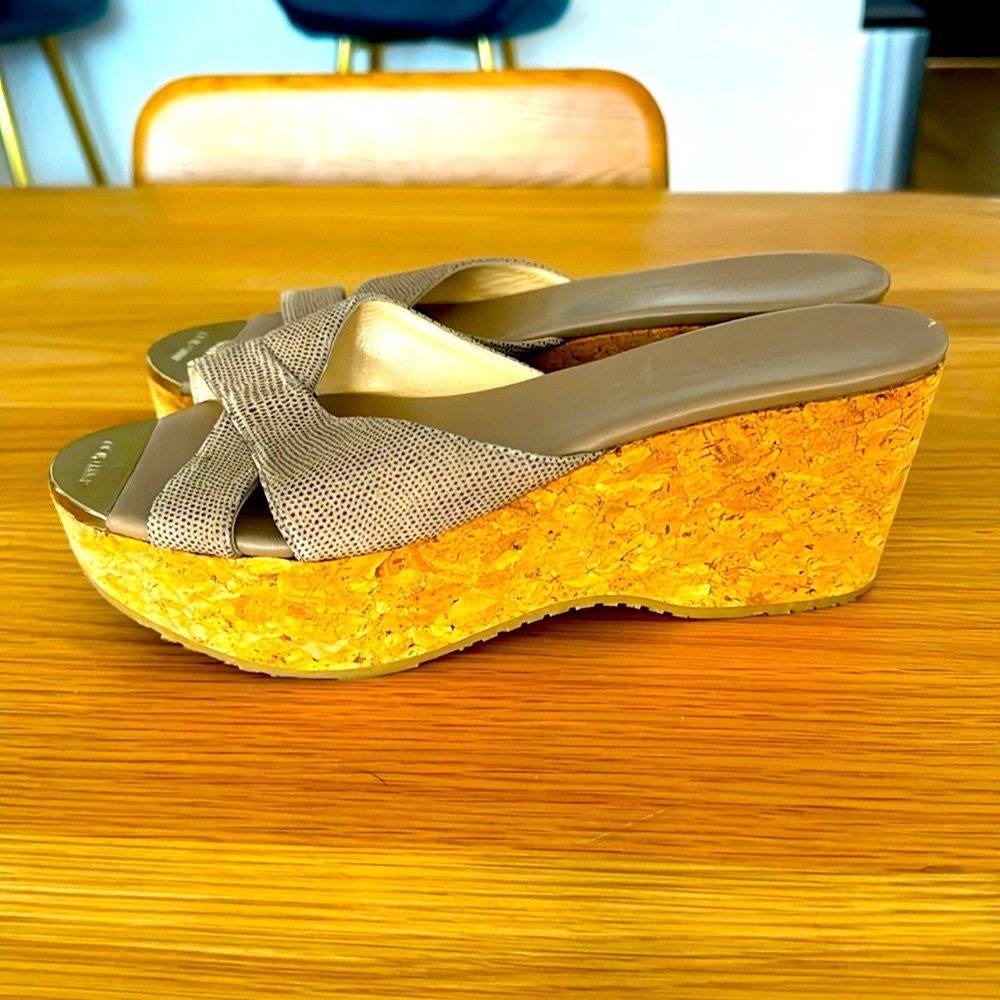 Vintage Jimmy Choo Wedge Sandals!